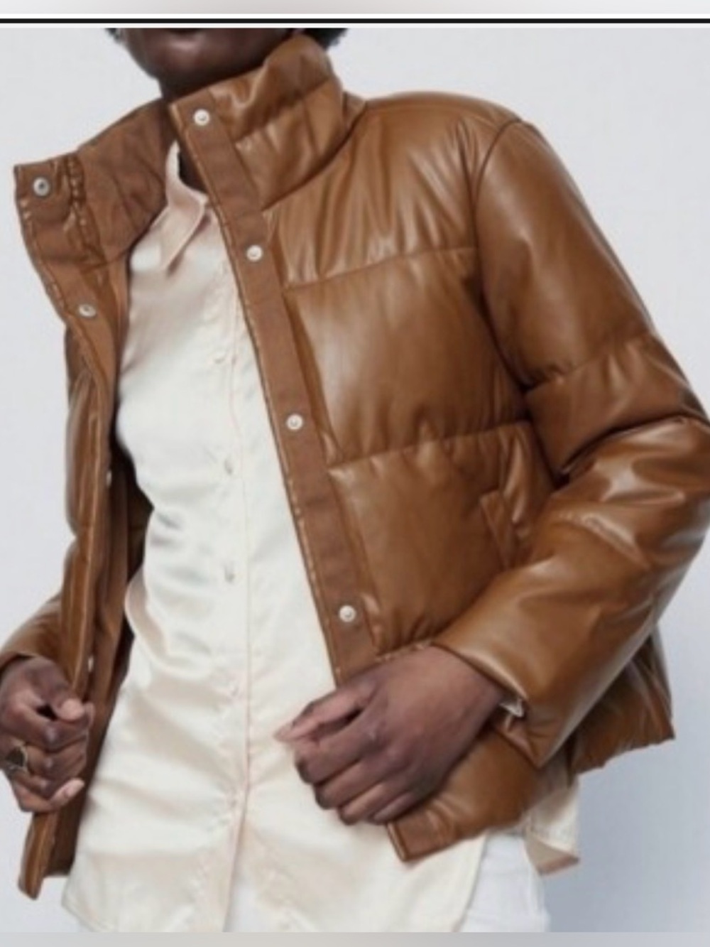 Gap Quilted Fleece Lined Short Puffer Coat